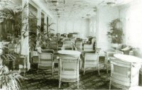 Salon d'attente du restaurant 1re classe